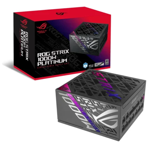 Fonte De Alimentação Rog Strix 1000w Platinum Para Pc 1000w